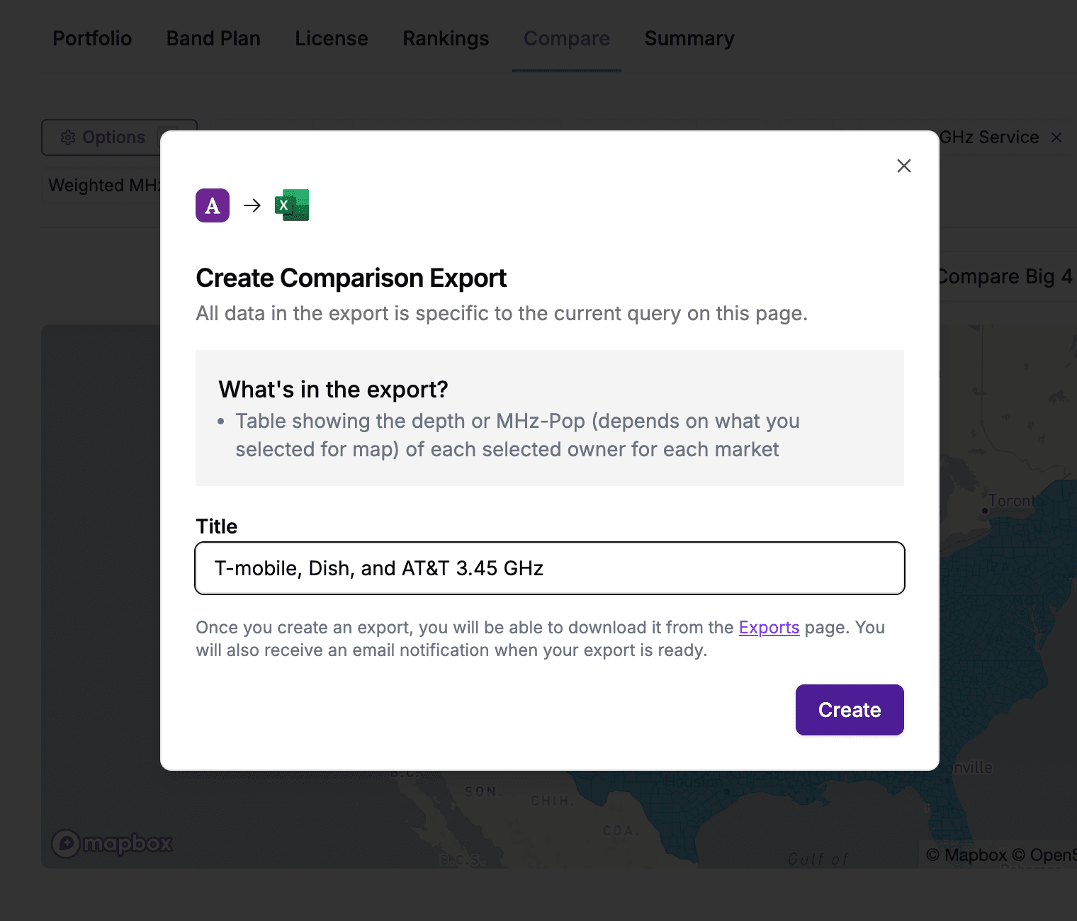 Direct Export from Current Query